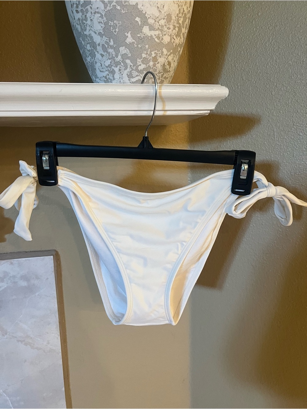Shade & Shore White Tie-Side Bikini Bottom